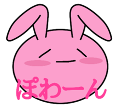 Big rabbit face sticker #9951391