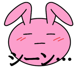 Big rabbit face sticker #9951402