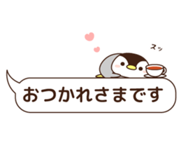 cute minimum penguin sticker #9951825