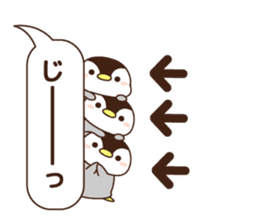 cute minimum penguin sticker #9951830