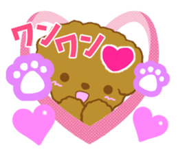 Small toy poodle sticker #9951967