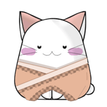 Rice Cake-CAT MOCHI-MOCHI 2 sticker #9952336