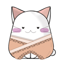 Rice Cake-CAT MOCHI-MOCHI 2 sticker #9952336