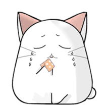 Rice Cake-CAT MOCHI-MOCHI 2 sticker #9952343