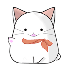 Rice Cake-CAT MOCHI-MOCHI 2 sticker #9952352