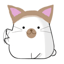 Rice Cake-CAT MOCHI-MOCHI 2 sticker #9952354