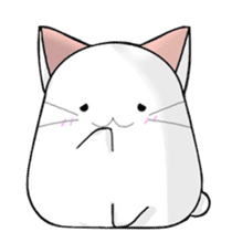 Rice Cake-CAT MOCHI-MOCHI 2 sticker #9952362