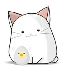 Rice Cake-CAT MOCHI-MOCHI 2 sticker #9952372
