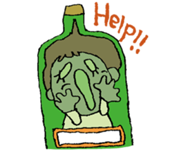 Funny drinker sticker #9952724