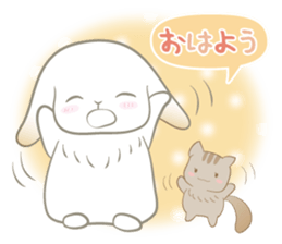 Lop eared rabbit Yuniko sticker #9953016
