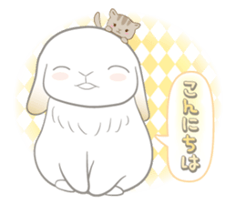 Lop eared rabbit Yuniko sticker #9953017