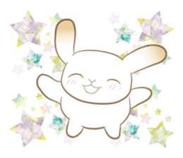 Lop eared rabbit Yuniko sticker #9953040