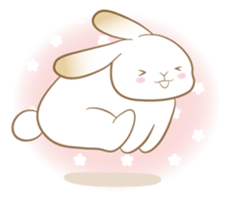Lop eared rabbit Yuniko sticker #9953041