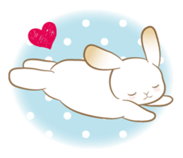 Lop eared rabbit Yuniko sticker #9953042