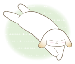 Lop eared rabbit Yuniko sticker #9953053