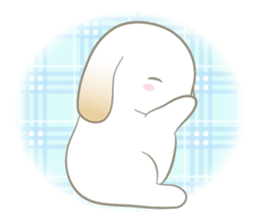 Lop eared rabbit Yuniko sticker #9953055