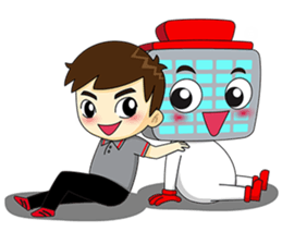 A Plus & Aki sticker #9953341