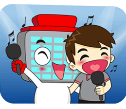 A Plus & Aki sticker #9953360