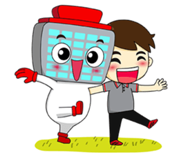 A Plus & Aki sticker #9953368