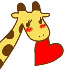 A Cute Giraffe sticker #9953463