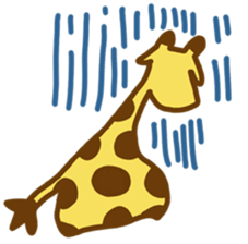 A Cute Giraffe sticker #9953485