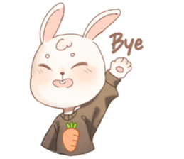 Raeda the happy hare sticker #9954057