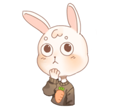 Raeda the happy hare sticker #9954059