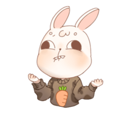 Raeda the happy hare sticker #9954062