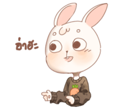 Raeda the happy hare sticker #9954064