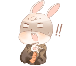 Raeda the happy hare sticker #9954067