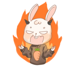 Raeda the happy hare sticker #9954070