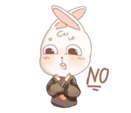 Raeda the happy hare sticker #9954073