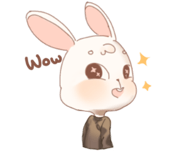 Raeda the happy hare sticker #9954077