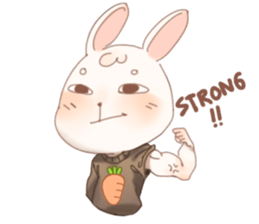 Raeda the happy hare sticker #9954078