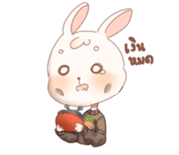 Raeda the happy hare sticker #9954081