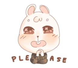 Raeda the happy hare sticker #9954084