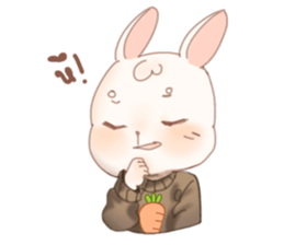 Raeda the happy hare sticker #9954091