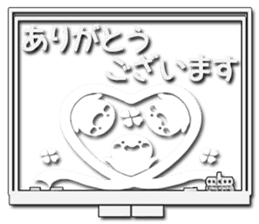 Sticker appears when it's used honorific sticker #9954776