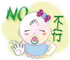 Families with baby sticker #9955070