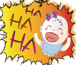 Families with baby sticker #9955075