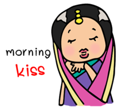 Mira indian girl sticker #9955468