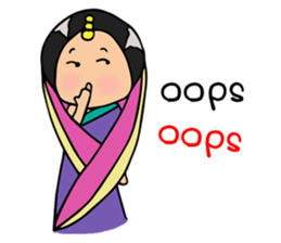 Mira indian girl sticker #9955492