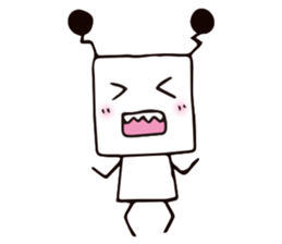 Square Star People sticker #9956540