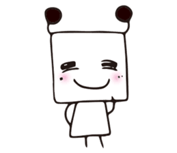 Square Star People sticker #9956555