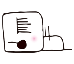 Square Star People sticker #9956566