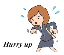 Women type sticker #9956657