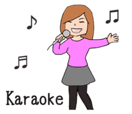 Women type sticker #9956663