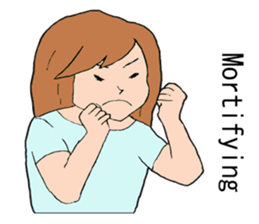 Women type sticker #9956664