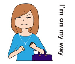 Women type sticker #9956677