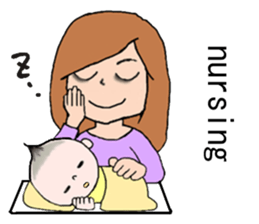 Women type sticker #9956684